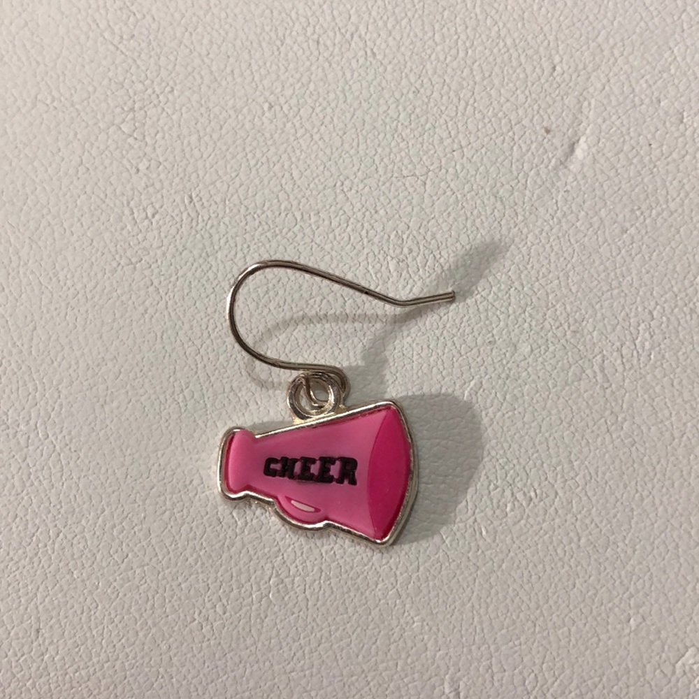 Cheerleader Megaphone Earrings Gem